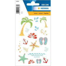 BEACH glitteres matrica - 2 ív matrica