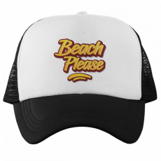  Beach Please - Trucker Hálós Baseball Sapka
