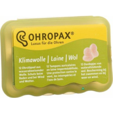 Beaco Ohropax Klíma-Wolle gyapjú füldugó 6 pár füldugó