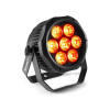 Beamz BeamZ BWA410 &amp;- 8211; IP65 Vízálló Alumíniumházas Kültéri DMX LED PAR Reflektor (7x10W RGBW)