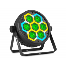 Beamz BT410 PAR, 7x10W 4-in-1 LED, 60xRGB SMD LED, RGBW, DMX party kellék