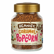 Beanies Ízesített Instant Kávé Caramel Popcorn 50g - Angol kávé