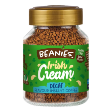 Beanies Koffeinmentes Irish Cream Ír krémlikõr ízesített azonnal oldódó kávé 50g kávé