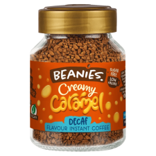 Beanies Krémes karamella ízű koffeinmentes instant kávé 50 g kávé
