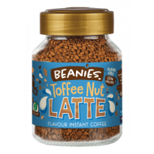 Beanies Toffee Nut Latte - karamellás mogyorós instant kávé 50g kávé