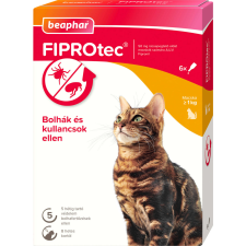 Beaphar FIPROtec spot-on macskáknak (6 pipetta x 0.5 ml) élősködő elleni készítmény kutyáknak