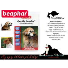 Beaphar GENTLE LEADER Fejhám Közepes Méretű Kutyáknak - Piros nyakörv, póráz, hám kutyáknak