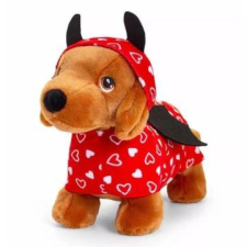 Bear Impex Keeleco: tacskó plüssfigura szívecskés mintákkal, 25 cm - többféle plüssfigura