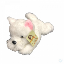 Bear Toys Westie fekvő kutya 25cm plüssfigura