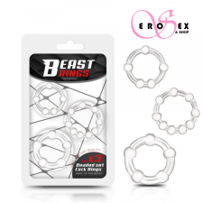  Beast péniszgyűrű szett 3db péniszgyűrű