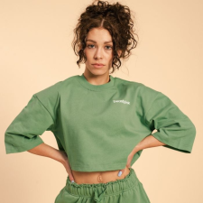 BeastPink Cropped Serenity női póló Olivine XL női póló