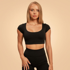 BeastPink Sense Cropped póló Black L női póló
