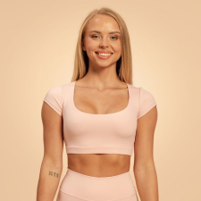 BeastPink Sense Cropped póló Pink S női póló