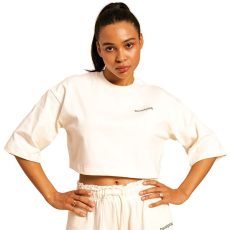 BeastPink Serenity Női cropped póló, Ivory, M