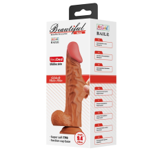  Beautiful Buraq 9,4 " Dildo Brown műpénisz, dildó