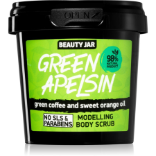 Beauty Jar Green Apelsin energetizáló testradír kávé kivonattal 200 g testradír