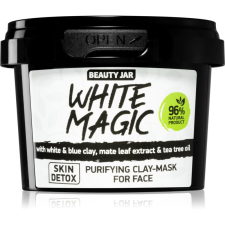 Beauty Jar White Magic tisztító arcmaszk hidratáló hatással 140 g arcpakolás, arcmaszk