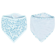 Bébé-jou Bandana nyálkendõ 2 db Bébé-jou Leopard Blue előke