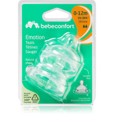 Bebeconfort Emotion Slow to Medium Flow etetőcumi 0-12 m 2 db etetőcumi