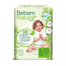Bebem Natural pelenka bambuszrosttal 6 XL (15+kg) 20db pelenka