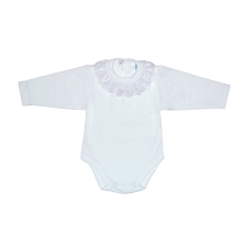 Bébi galléros csipkés hosszú ujjú kombidressz (méret:56-86) kombidressz, body