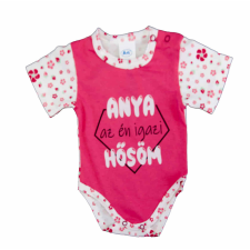  Bébi ru kombi egyfal Vp. V.PINK/FEHÉR VIRÁG 074 kombidressz, body