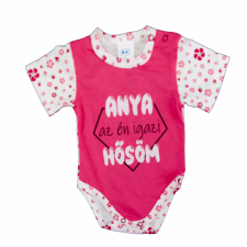 Bébi ru kombi egyfal Vp. V.PINK/FEHÉR VIRÁG 092 kombidressz, body