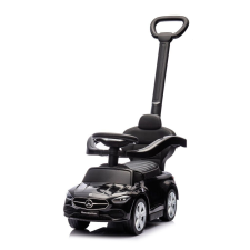 Bébitaxi tolókarral MERCEDES C-Class Deluxe Milly Mally Black lábbal hajtható járgány