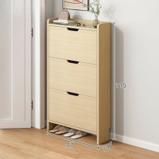 BeComfort cipősszekrény 47x17x115 cm bézs CS012-1 bútor