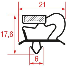  BECSATTINTHATÓ TÖMÍTÉS 590x402 mm beépíthető gépek kiegészítői