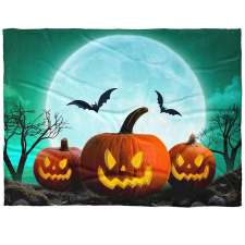 BedTex Gyerek takaró Tök Halloween, 150 x 200 cm lakástextília