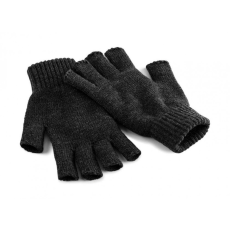 Beechfield Férfi kesztyű Beechfield Fingerless Gloves L/XL, Szürke