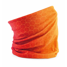 Beechfield Uniszex több funkciós kendő, szájmaszk, maszk, sapka, sál Beechfield Morf Geometric B904 Geo narancssárga női sapka