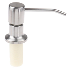 Beépíthető konyhai szappan- és mosogatószer adagoló szett rozsdamentes acél kivitelben fürdőszoba kiegészítő