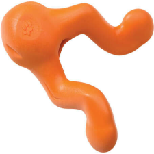 BEEZTEES West Paw Tizzi - Multifunkcionális kutyajáték (L | 18 cm | Narancs) játék kutyáknak