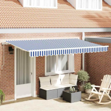  Behúzható napellenző Kék 350 x 200 cm szövet nyílászáró