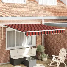  Behúzható napellenző Narancs és Barna 300 x 250 cm nyílászáró