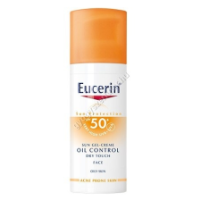 Beiersdorf Eucerin Sun Oil Control napozó krém-gél arcra FF50+ 50ml naptej, napolaj