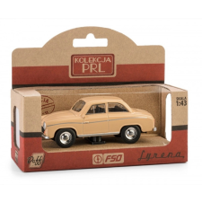 Beige PRL Syrena 104 modellautó 1:43 autópálya és játékautó