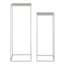  Beja virágtartó, acél, hidegszürke, 2db kerti tárolás