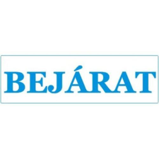  Bejárat információs tábla, állvány