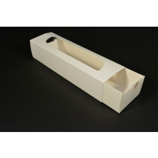 Bejgli doboz süteményes doboz aprósüteményes doboz ablakos fiókos 27x8 cm karácsonyi dekoráció