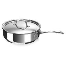 beka Luxus rozsdamentes acél serpenyő Beka Chef 24 cm mély fedővel edény