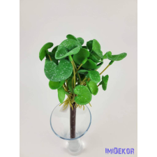  Békalencse gumis bokor 21 cm - Sötét Zöld Foltos dekorációs kellék