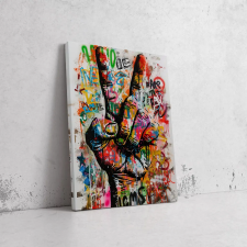  Béke Színekben - Pop Art Vászonkép dekoráció