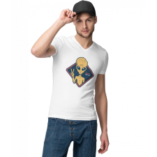  Békével jöttem - Férfi V Nyakú Póló férfi póló