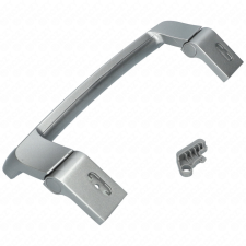 Beko Fogantyú, ívelt, ezüst, műanyag (eredeti) BEKO hűtőgép beépíthető gépek kiegészítői