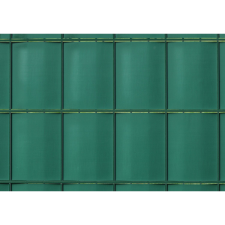 Belátás elleni védőcsík kétrudas hálós kerítéspanelhez zöld 19 cm x 205 cm kerti bútor