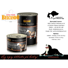 Belcando Single Protein Konzerv Lóhús 400g kutyaeledel