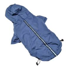  Bélelt esőkabát kék 42 cm kutyaruha